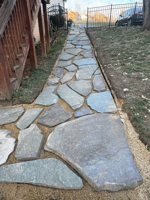 Gallery photos for Stone Walkway Installation: Image #1