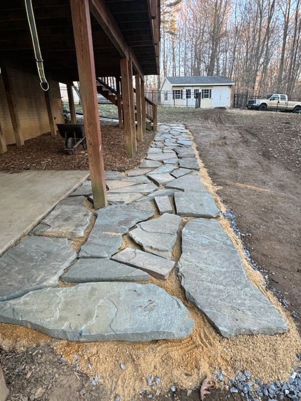Gallery photos for Stone Walkway Installation: Image #2